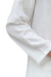 Chinese Tang costume men's Han suit Chinese Style Men's costume ancient costume long gown meditation suit Taoist robe Xianqi Kung Fu SHIRT CREW drama suit SKF001 side view